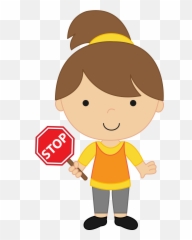 Stop Sign Png - Child With Clip Art Emoji