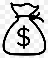 Money Bag Png Transparent Free For Download - Simple Drawing Of Emoji