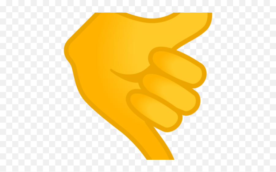 Hand Emoji Clipart Hang Loose - Thumb And Little Finger,Emoji Hands
