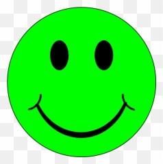 17 Big Grin Smiley Emoticon Green - Green Smiley Face Emoji,Cheesing Emoji