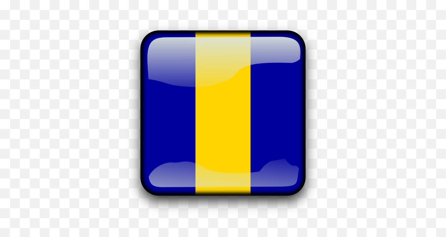 Barbados Flag Button - Easy Mexican Flag Drawing Emoji,Barbados Flag Emoji