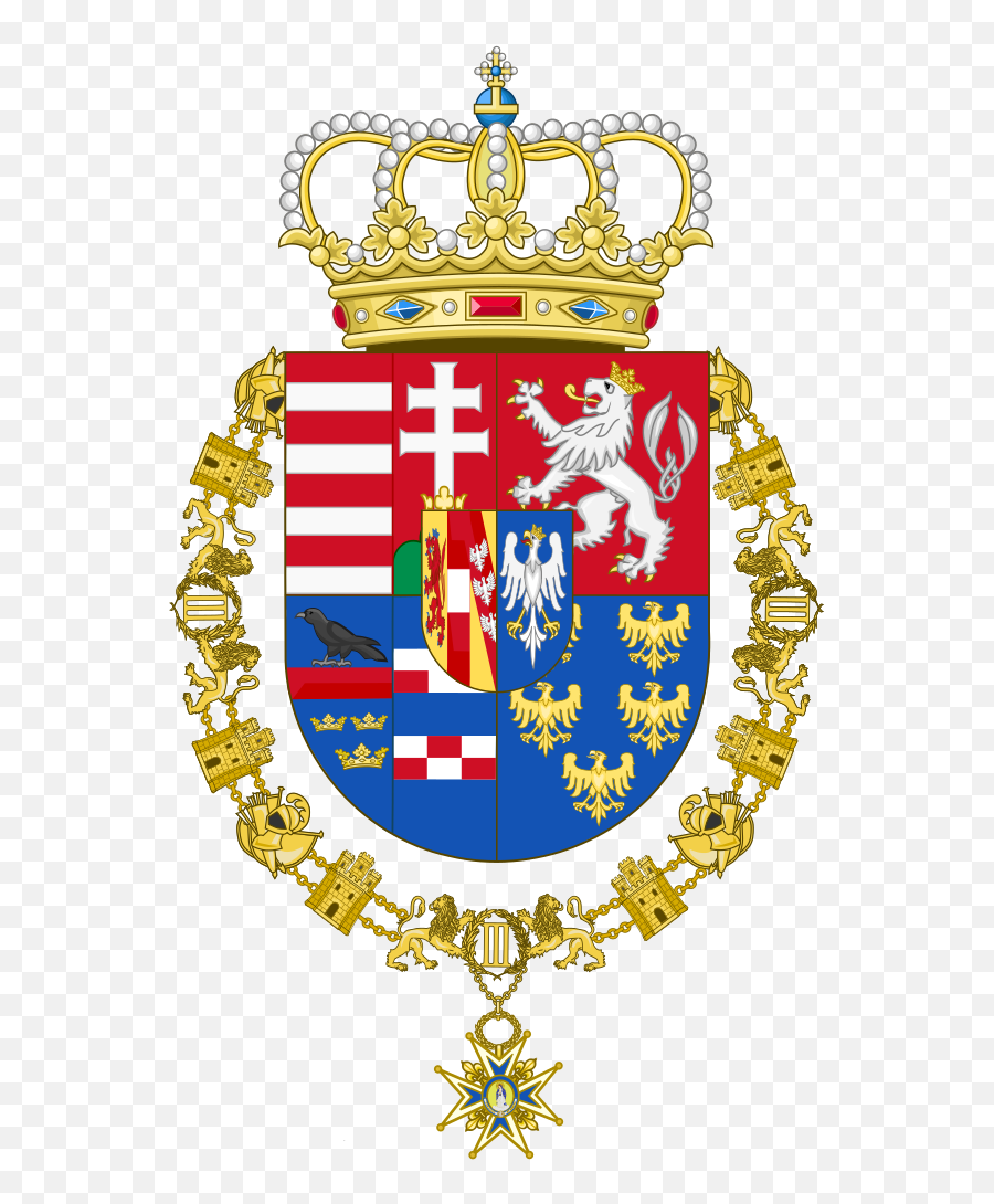 Coat Of Arms Of Archduke Franz Ferdinand Of Austria - Archduke Ferdinand Coat Of Arms Emoji,Spain Flag Emoji