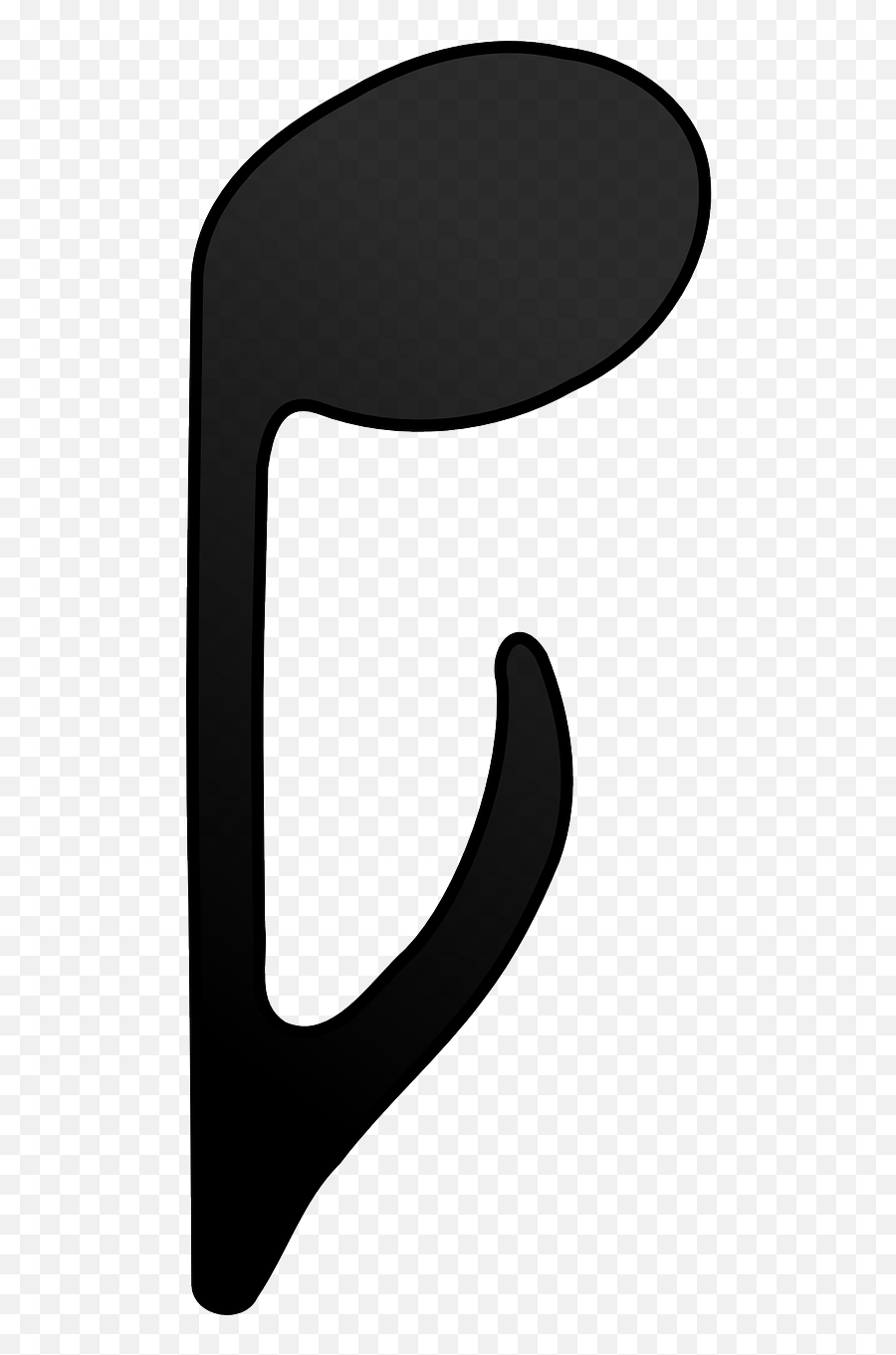 Eighth Note Music Quaver Sound - Eighth Note Upside Down Emoji,Music Note Emoticon