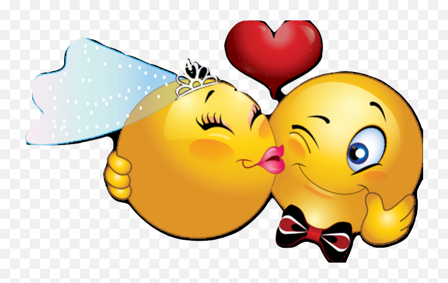 Smiley Clipart Comfortable Smiley - Emoji Marriage,Wedding Emoticon