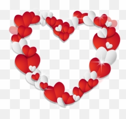 Heart Transparent - Free Printable February 2020 Calendar Emoji