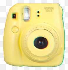 Yellow Polaroid Camera Aesthetic - Emoji
