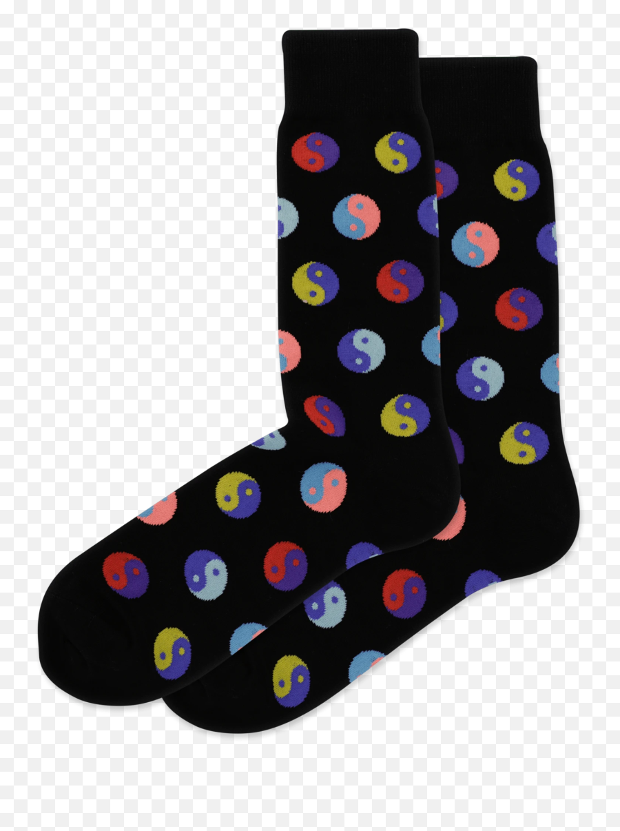 Cool Dress Socks - Sock Emoji,Ying And Yang Emoji