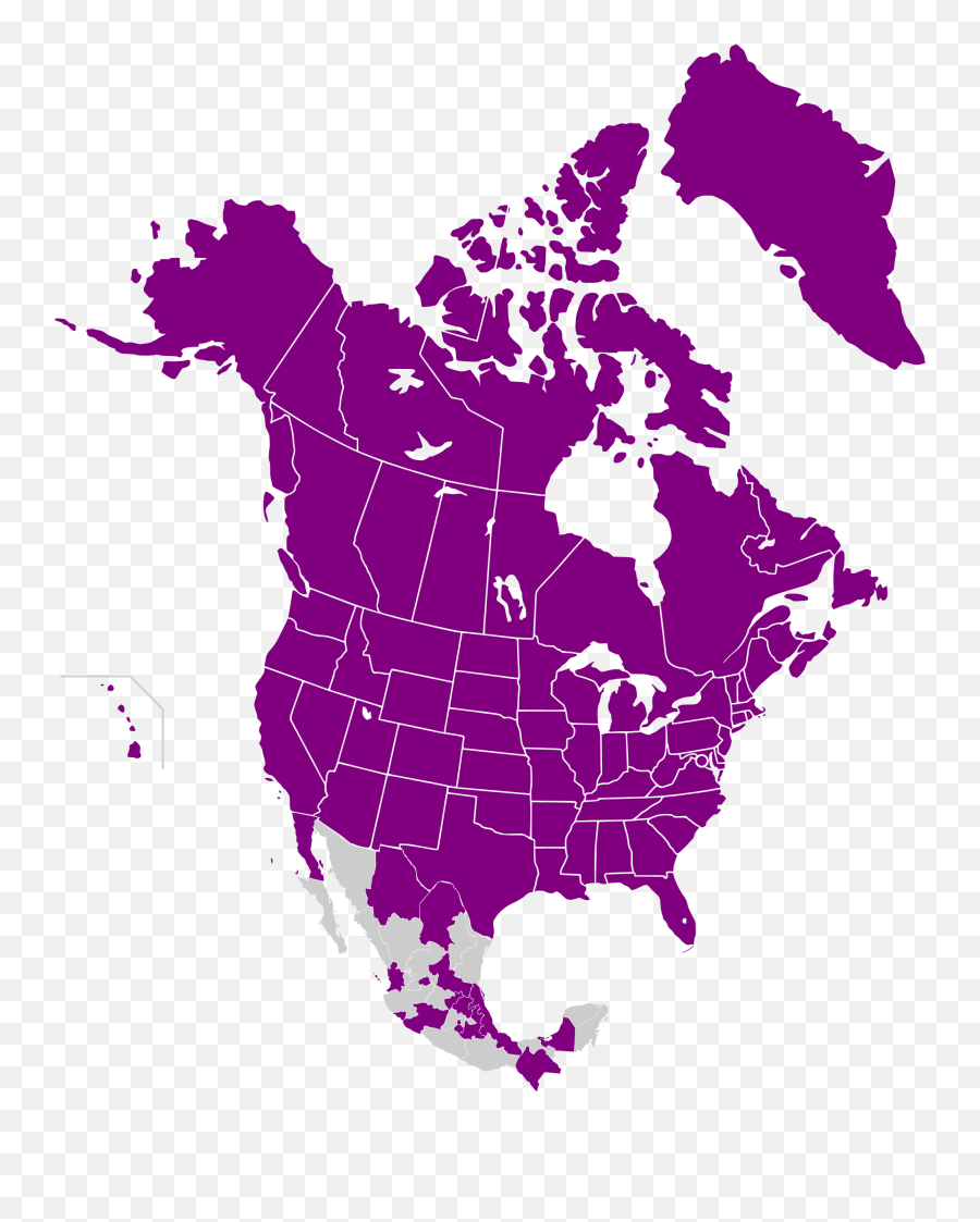 Lgbt Adoption - Red North America Map Emoji,Anti Lgbt Emoji