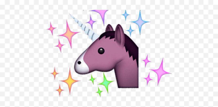 Unicorns Transparent Emoji Picture - Emoji Whatsapp Horse,Rainbow Unicorn Emoji