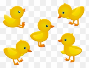 Baby Chicks Chickens Ducks - Clipart Transparent Background Emoji