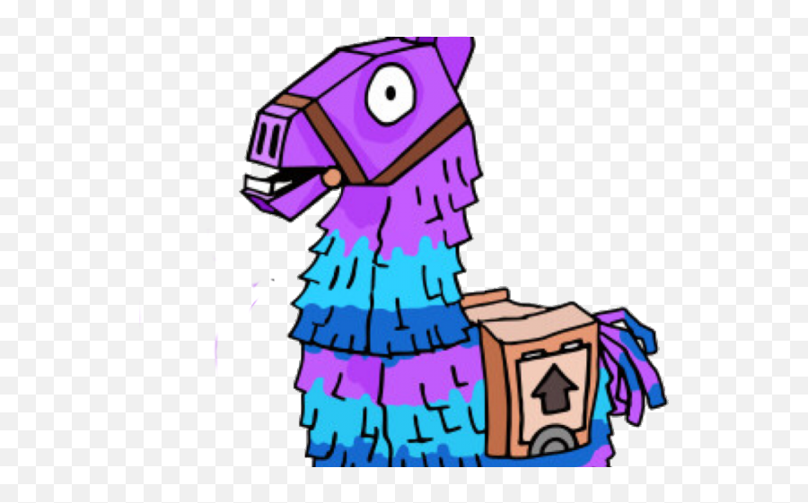 Llama Clipart Pinata - Fortnite Llama Drawing Emoji,Emoji Pinata