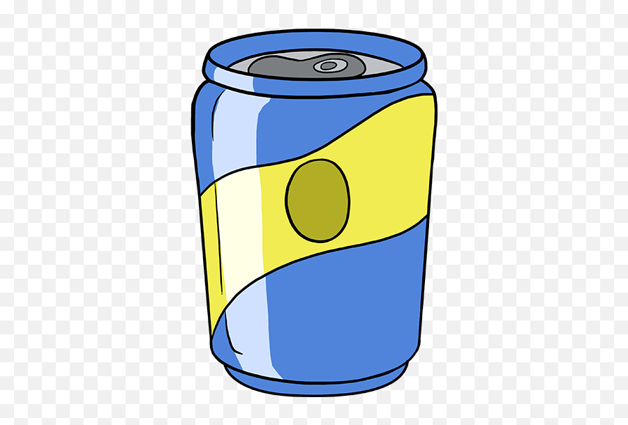 How To Draw A Soda Can - Really Easy Drawing Tutorial Soda Easy Drawing Emoji,Soda Can Emoji