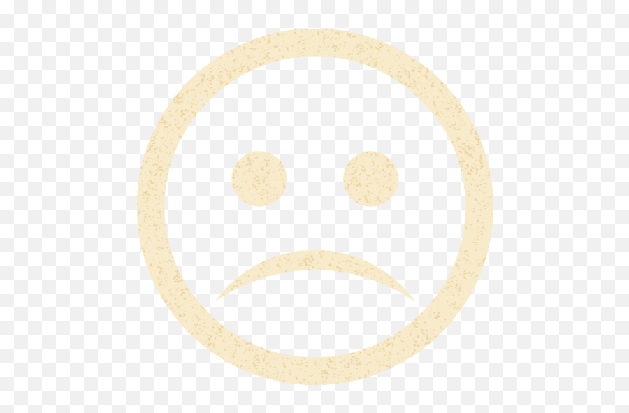 Old Paper Sad Icon - Free Old Paper Emoticon Icons Old Circle Emoji,Old Emoticon