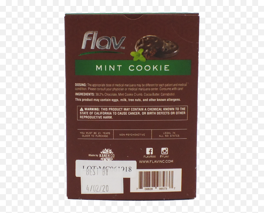 Flav Chocolate Bars Mint Cookie U2013 Blis - Sunscreen Emoji,Chocolate Milk Emoji