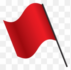 Red Flag - Stop Flag Red Clipart Full Size Clipart Flag Emoji,Russian Flag Emoji
