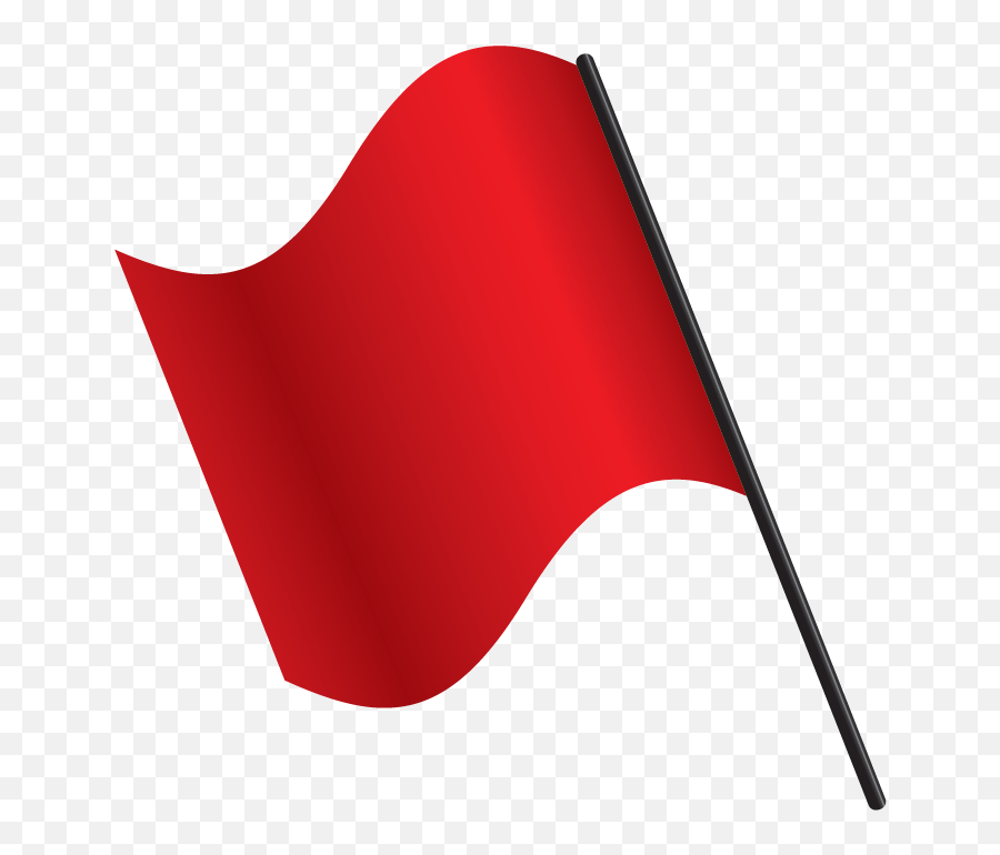 Red Flag - Stop Flag Red Clipart Full Size Clipart Flag Emoji,Russian Flag Emoji