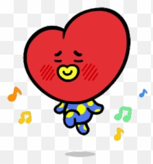 Top Flower Crown Calum Stickers For Android Ios - Tata Bt21 Gif Emoji