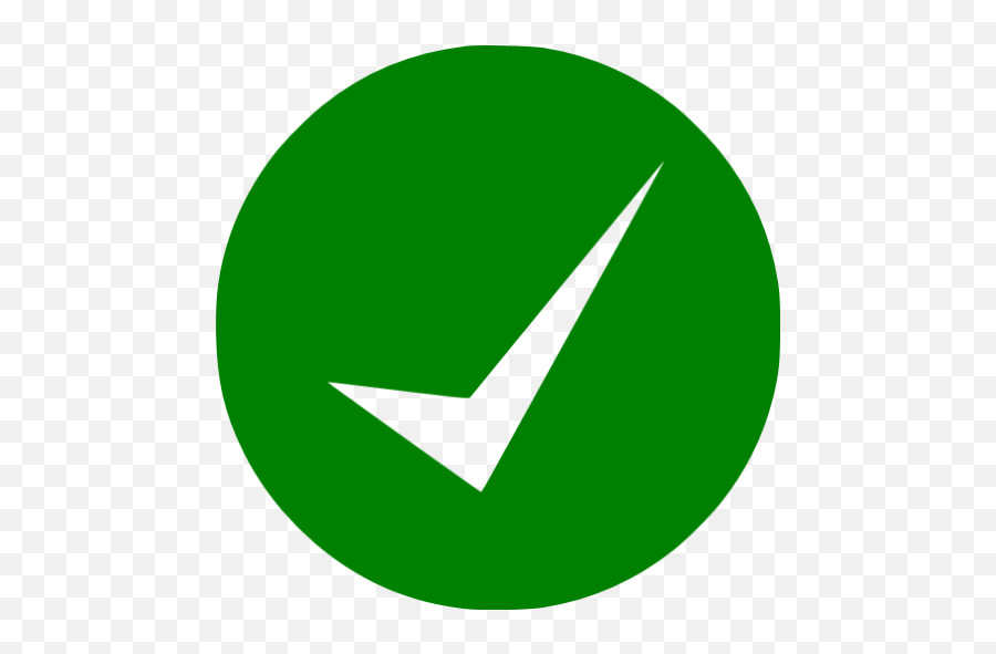 Green Check Mark 11 Icon - Free Green Check Mark Icons Purple Check Mark Gif Emoji,Check Mark Emoticon