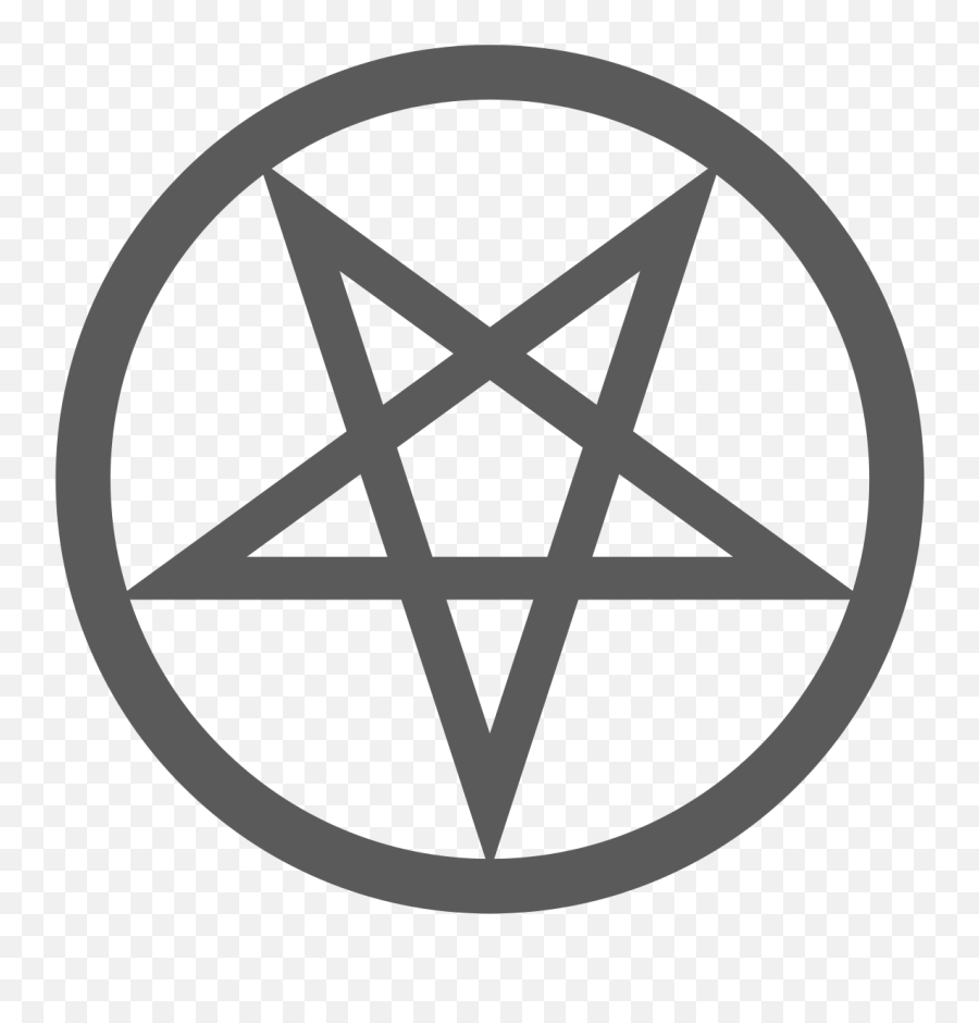 Satanismus - Inverted Pentagram Emoji,Pentacle Emoji