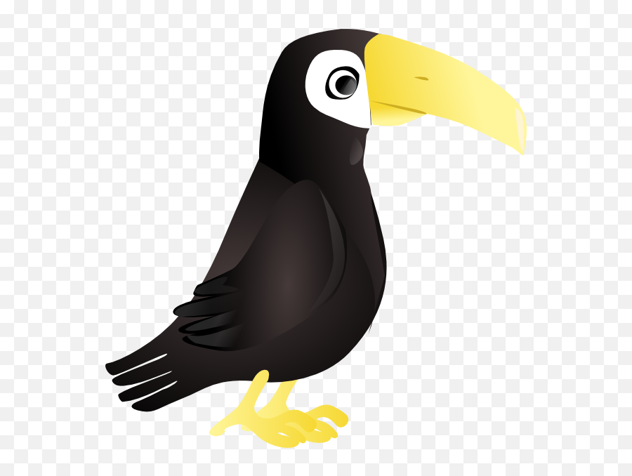 Jungle Clipart Bird Jungle Bird - Toucan Clipart Black Toucan Png Black And White Emoji,Toucan Emoji