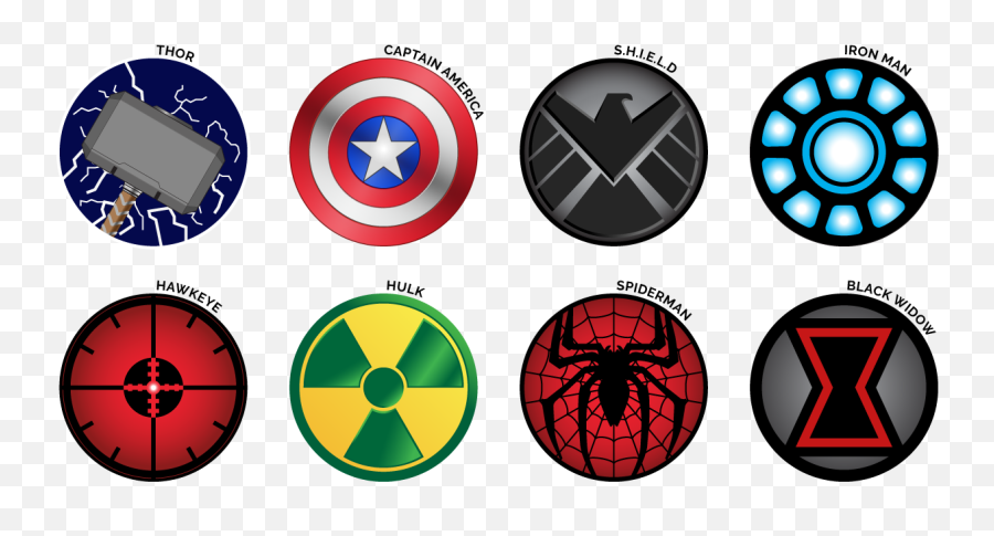 Thank You - Emblem Clipart Full Size Clipart 753871 Shield Marvel Emoji,Hawkeye Emoji