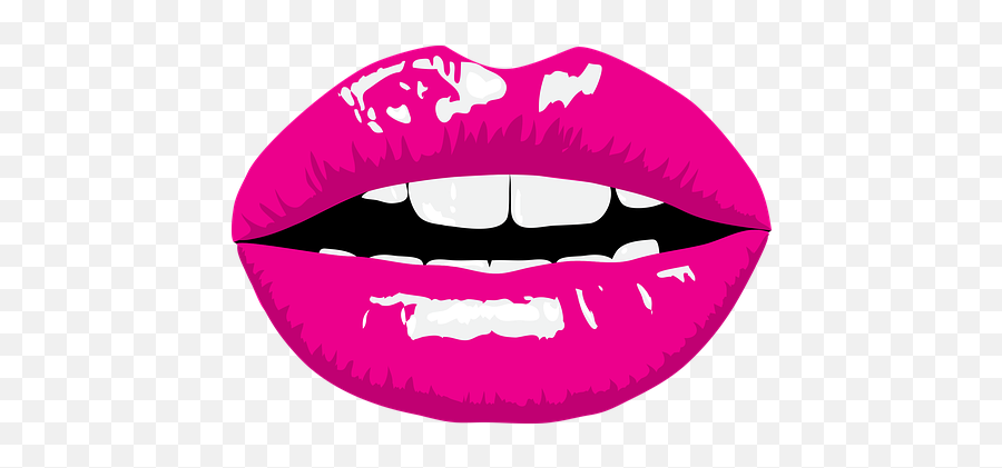 Free Lipstick Lips Illustrations - Clipart Pink Lips Emoji,Lipstick Emoji