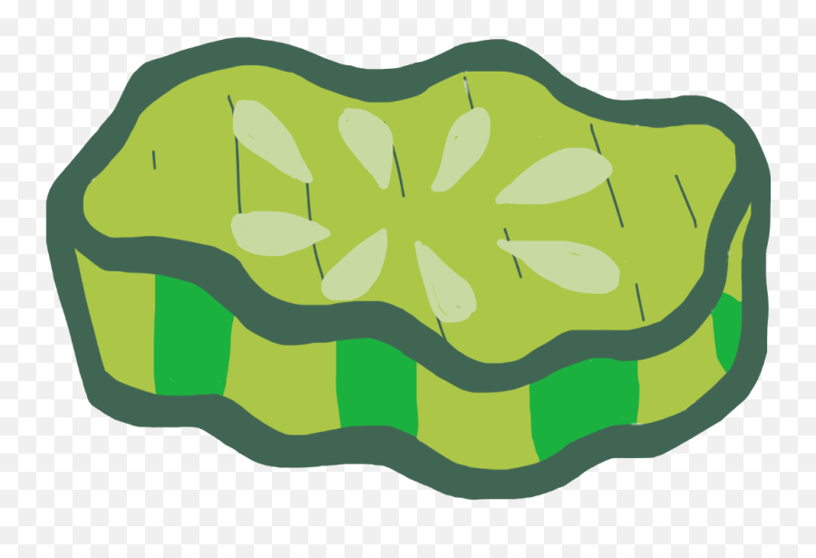 Pickle Dill Pickled Cucumber Cucumbers Slice Sliced Chi - Clip Art Emoji,Pickle Emoji