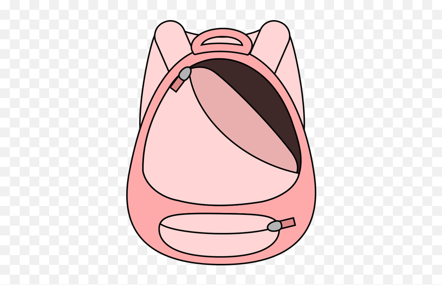 Pink School Bag - Open School Bag Vector Emoji,Emoji Tote Bag
