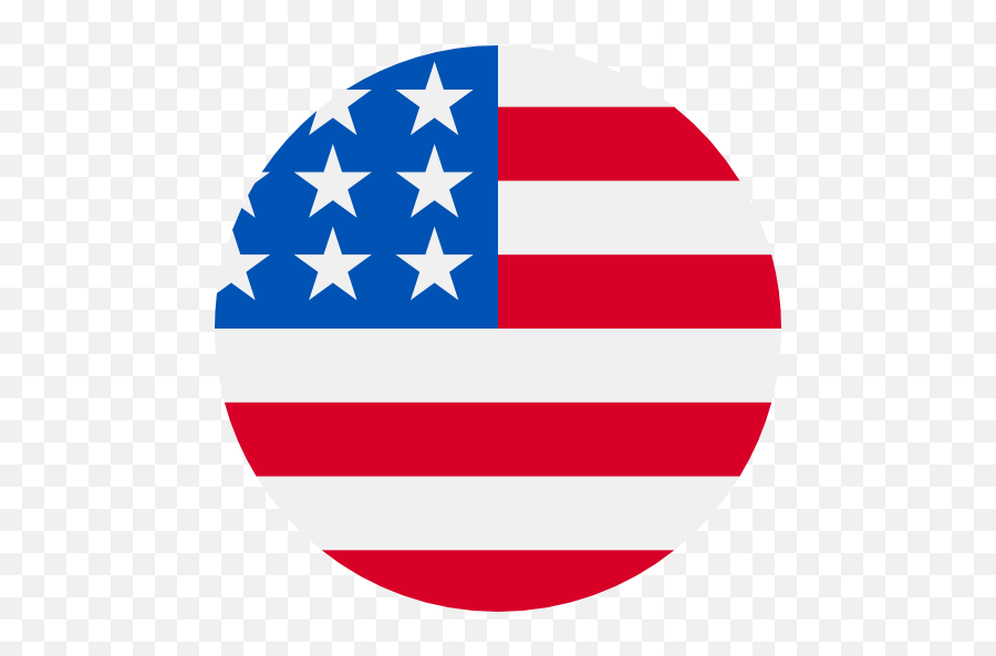 Usa Flag Button Clip - Icon Usa Flag Svg Emoji,England Flag Emoji