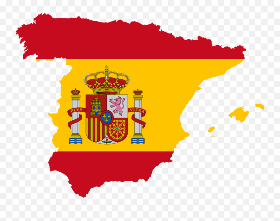 Spain Map Transparent Png Clipart Free Download - Spain Flag Map Clipart Emoji,Spanish Flag Emoji