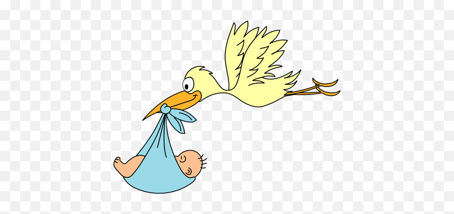 Baby Stork Clipart - New Baby Clipart Emoji,Stork Emoji