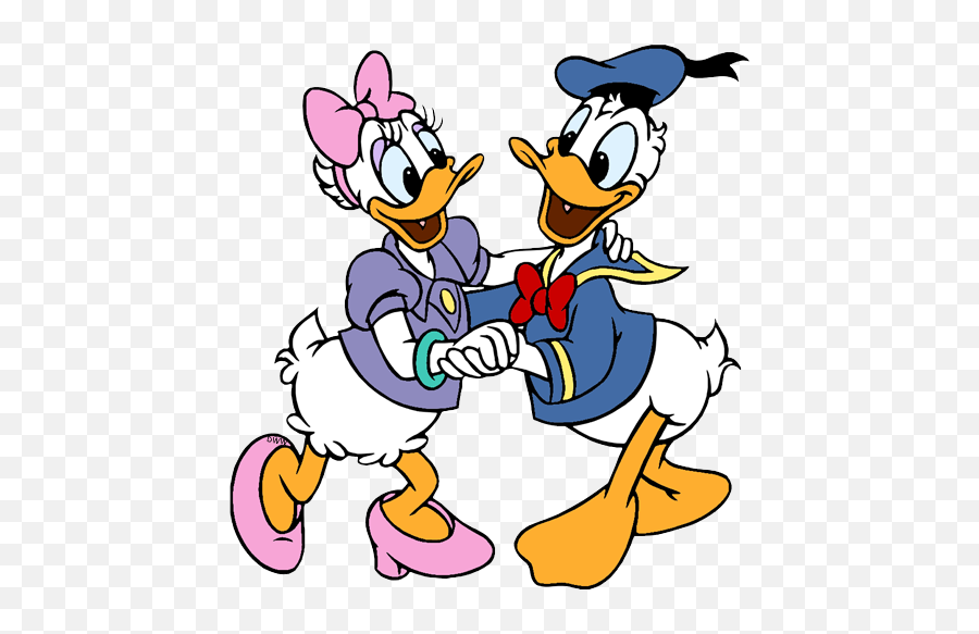 Download Daisy Dancing - Donald And Daisy Duck Drawings Emoji,Donald Duck Emoji