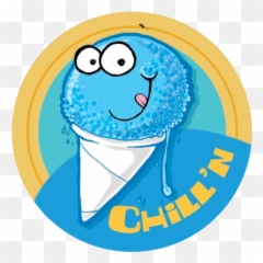 Blue Snowcone Dr - Clip Art Emoji
