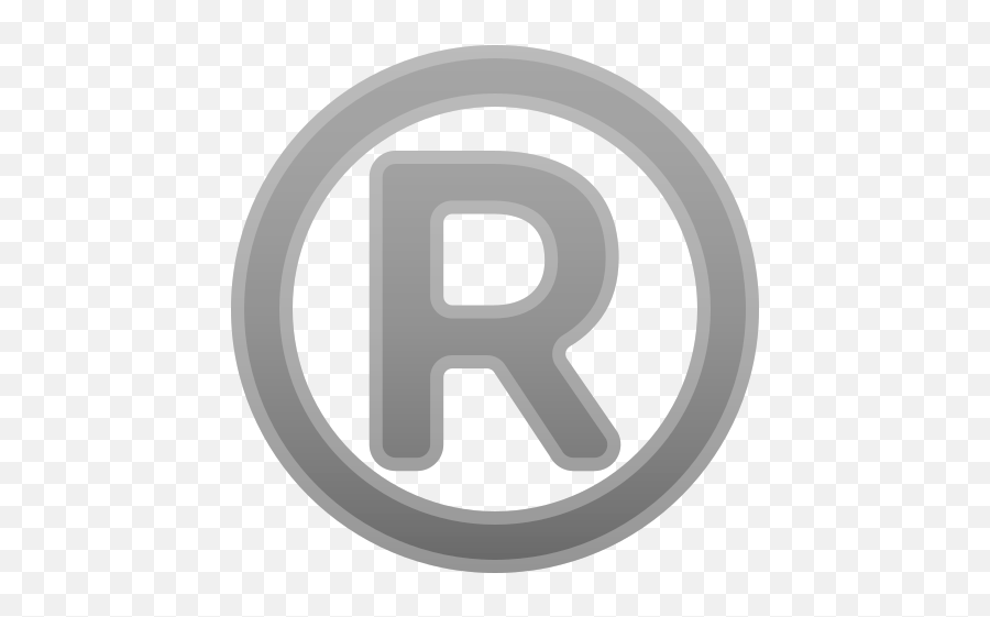 Registered Emoji - Marca Registrada Emoji,R Emoji