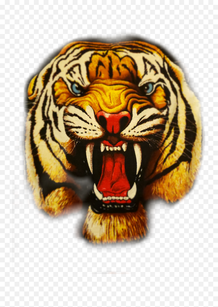 Tiger Roar Growl - Malayan Tiger Roar Big Cartoomn Emoji,Growl Emoji