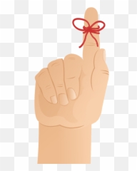 Remind Reminder Remember Hand Finger - Dedo Lembrete Png Emoji,Dont Forget Emoji