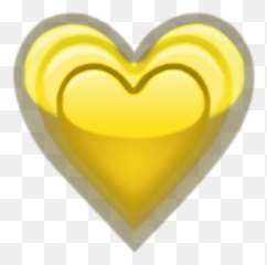 Yellow Heart Emoji Yellowemoji -