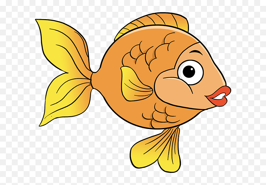 How To Draw A Goldfish - Goldfish Emoji,Goldfish Emoji