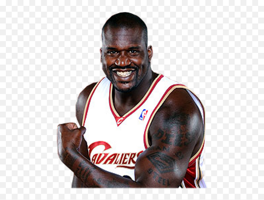 Shaquille Oneal Cavs Psd Official Psds - Shaquille O Neal Png Emoji,Cavs Emoji