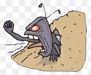 Angry Ant Hole Hill Fist - Angry Ant Clipart Emoji,Frustrated Emoticon