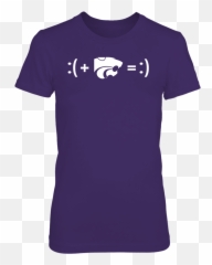 Emoticon Math Kansas State Wildcats Fan - Praise The Lord And Go Dawgs Shirt Emoji