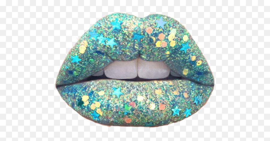 Lips Mermaid Make - Mermaid Lip Makeup Emoji,Mermaid Emoji Pillow
