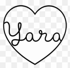 Trending Yara Stickers - Line Art Emoji