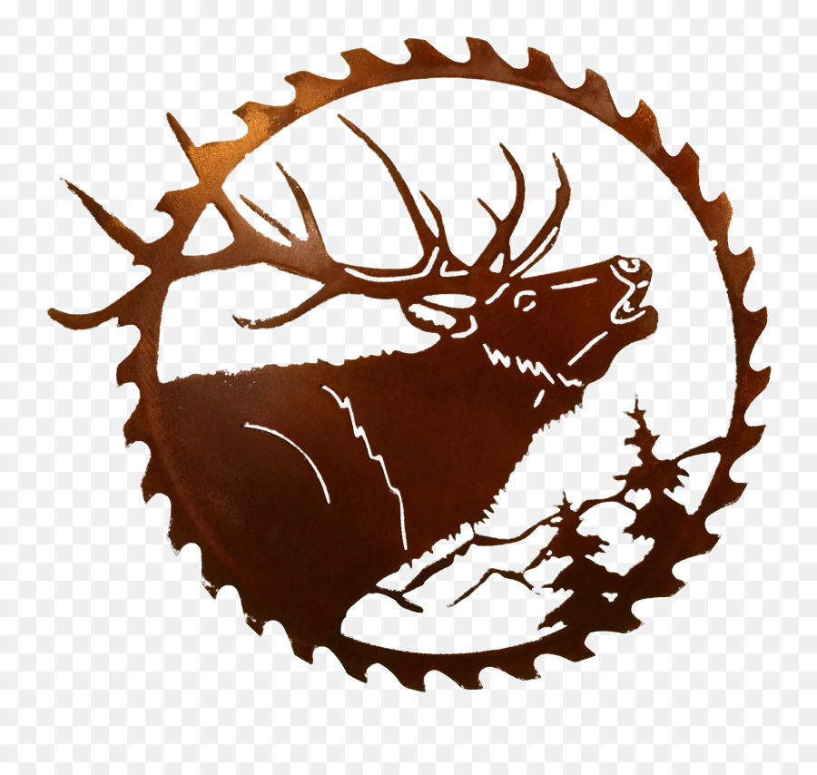 Sawblade - Sawblade Design Emoji,Buck Deer Emoji