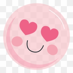 Heart Eye Emoji SVG Cut File - Happy