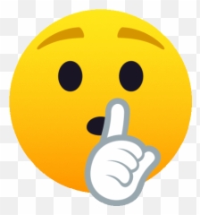 Free transparent shh emoji images, page 1 - emojipng.com