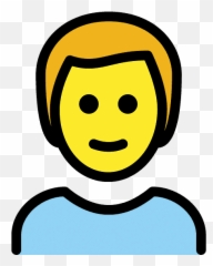 Man emoji clipart Free download transparent PNG Creazilla - Emoji Joven