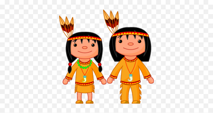 Native American Couple Thanksgiving Clip Art Native - Indian Clipart Emoji,Native American Emoji
