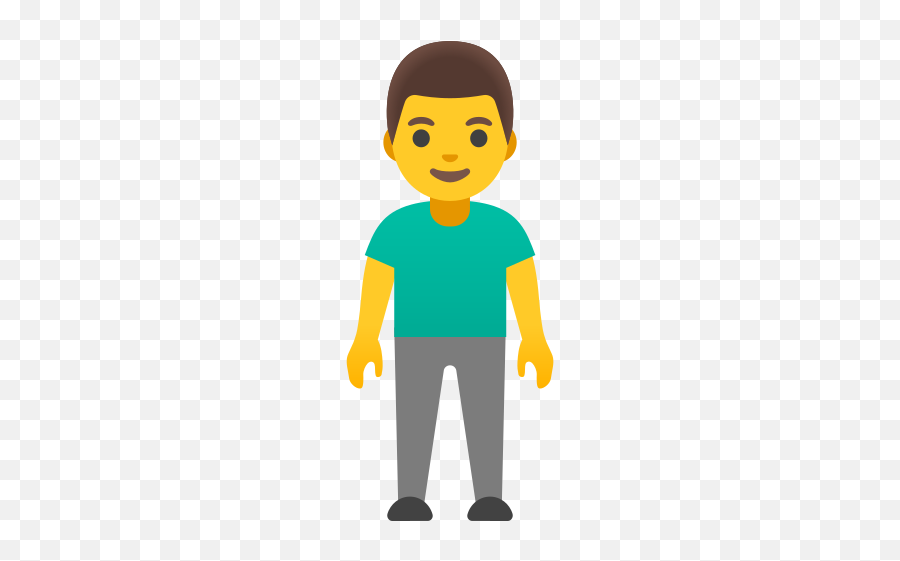 Man Standing Emoji - People Emoji Transparent,Cool Guy Emoji