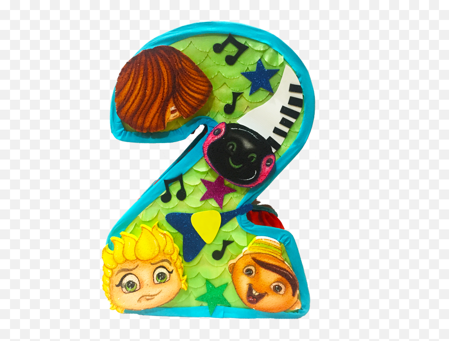 Piñata De Numero 70cm - Piñata De Mini Power Rockers Emoji,Emoji Pinata